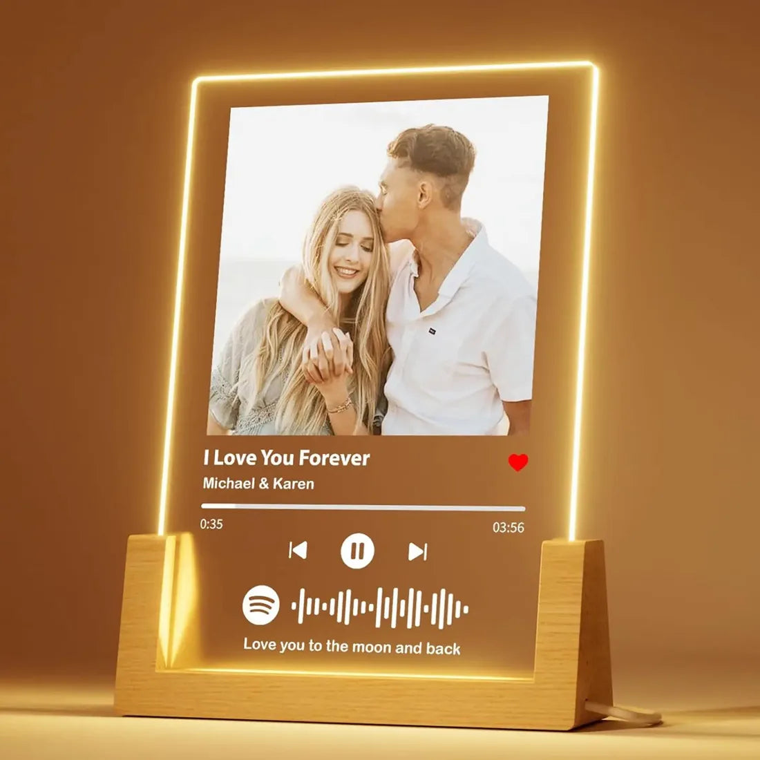 The plaque of your song